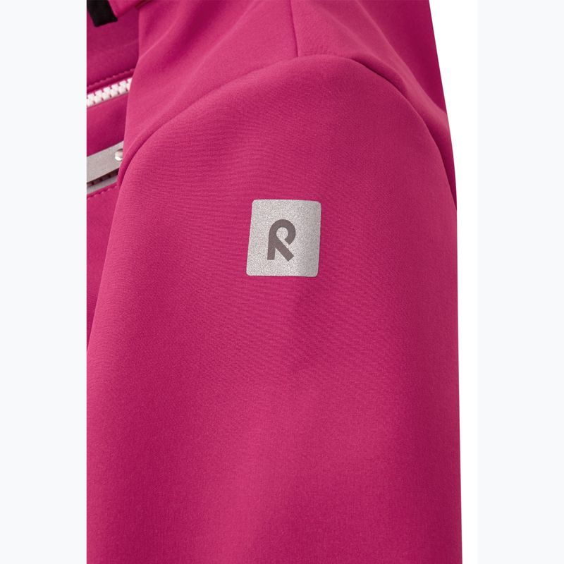 Vaikiškas softshell kombinezonas Reima Nurmes deeper rosy berry 7