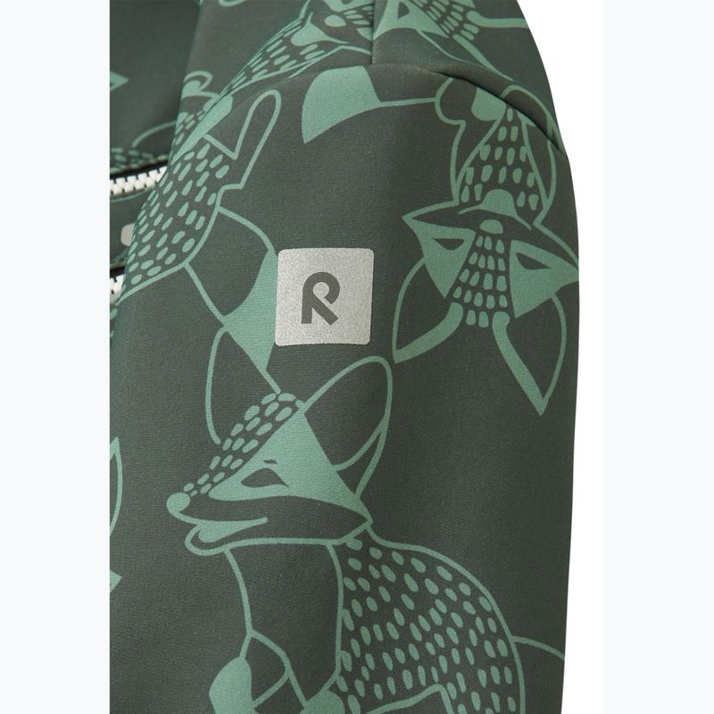 Vaikiškas softshell kombinezonas Reima Nurmes deeper thyme green 6