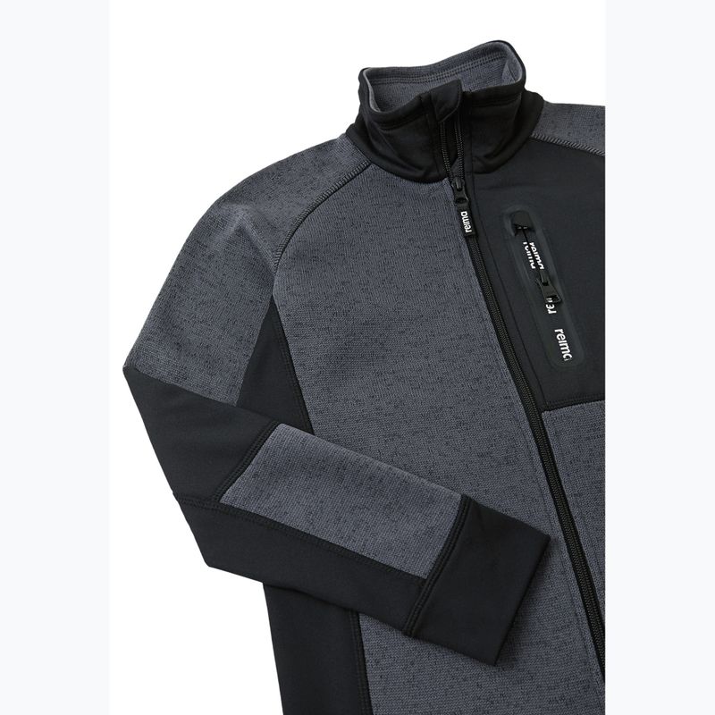 Vaikiškas flisinis džemperis Reima Liukuen soft black 3