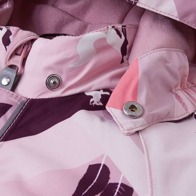 Vaikiškas kombinezonas Reima Puhuri grey pink 5