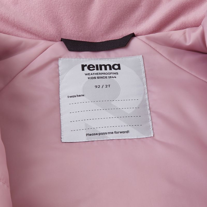 Vaikiškas kombinezonas Reima Puhuri grey pink 6
