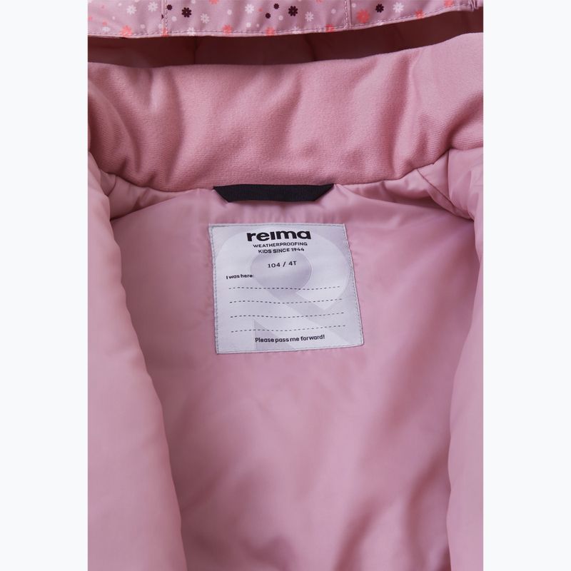 Vaikiška striukė Reima Taipale grey pink 6