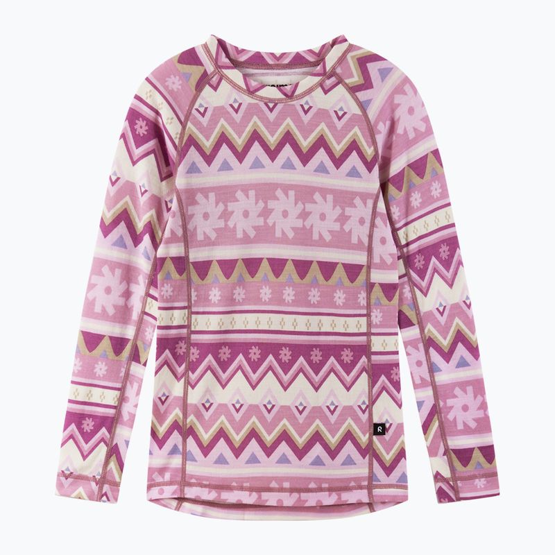 Vaikiškas termoaktyvių apatinių komplektas Reima Taitoa grey pink 3