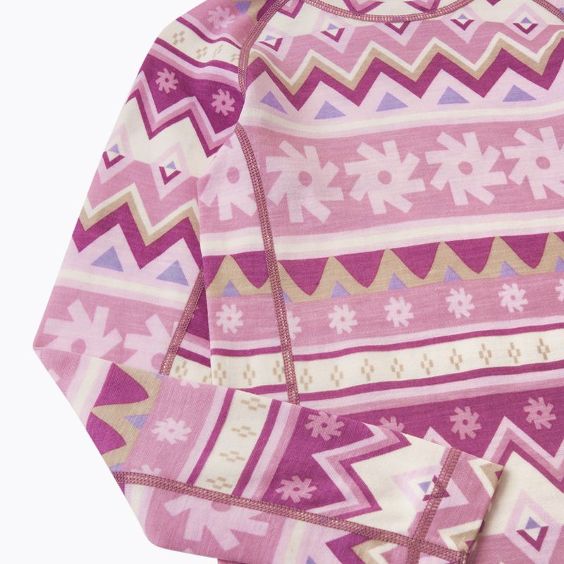 Vaikiškas termoaktyvių apatinių komplektas Reima Taitoa grey pink 4
