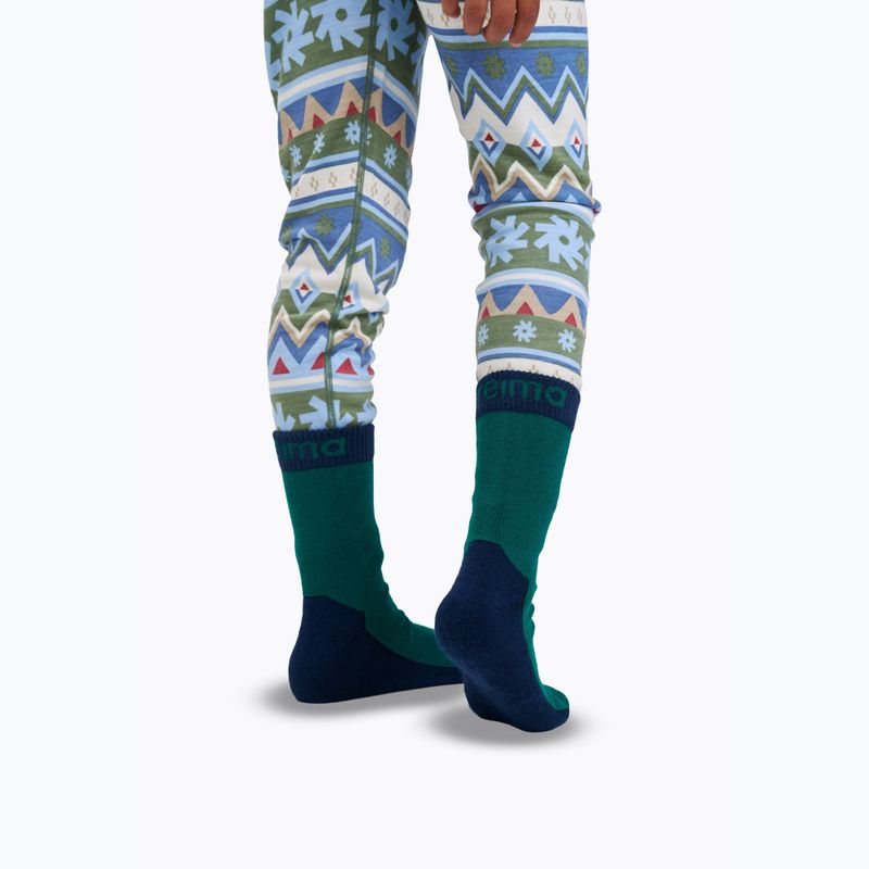 Vaikiškų termo apatinių komplektas Reima Taitoa green clay 11