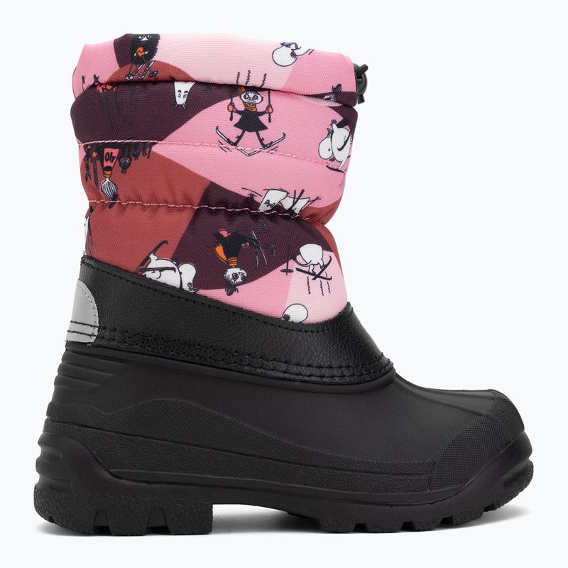 Vaikiški sniego batai Reima Moomin Nefar rose pink 2