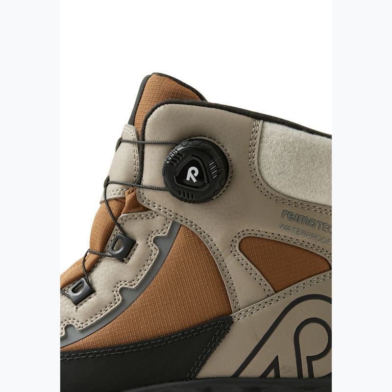 Vaikiški sniego batai Reima Hallava Quicklock earthy beige 7
