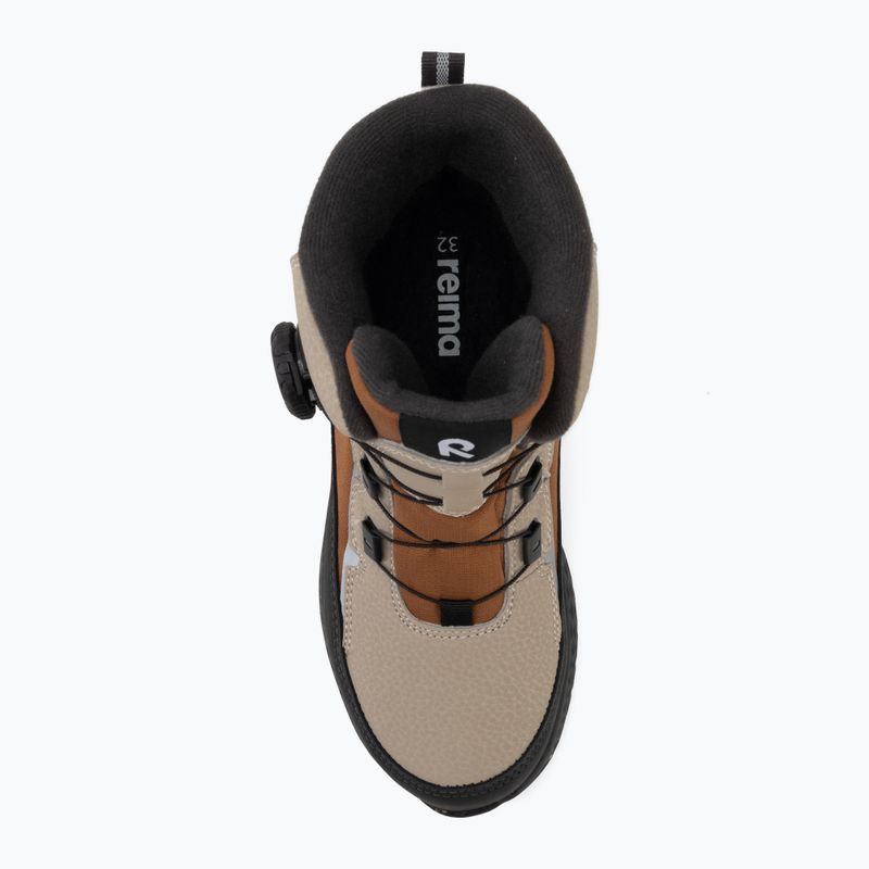 Vaikiški sniego batai Reima Hallava Quicklock earthy beige 5