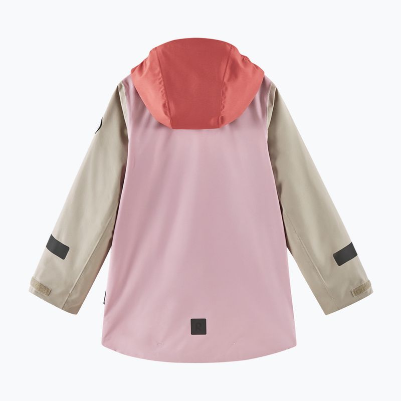 Vaikiška softshell striukė Reima Sysma grey pink 3