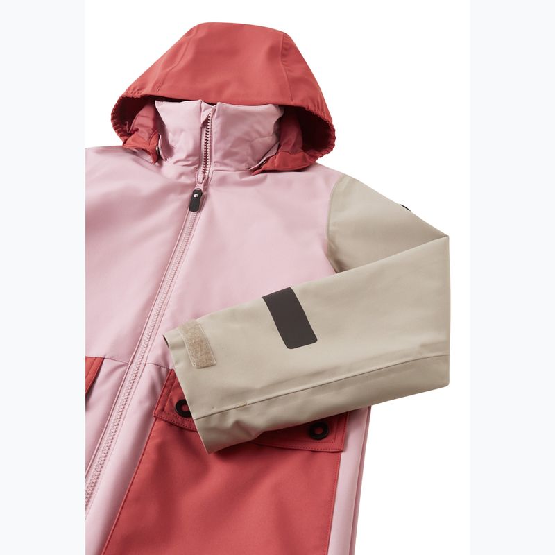 Vaikiška softshell striukė Reima Sysma grey pink 4