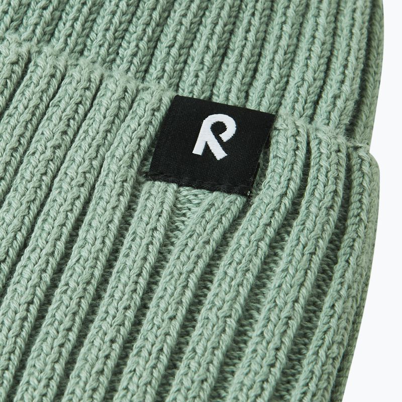 Vaikiška žieminė kepurė Reima Hattara stone green 3