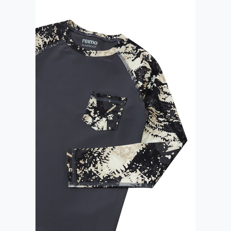 Vaikiška plaukimo palaidinė ilgomis rankovėmis Reima Kroolaus soft black 3