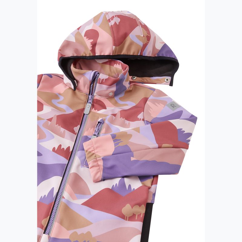 Vaikiškas softshell kombinezonas Reima Nurmes rose blush 4