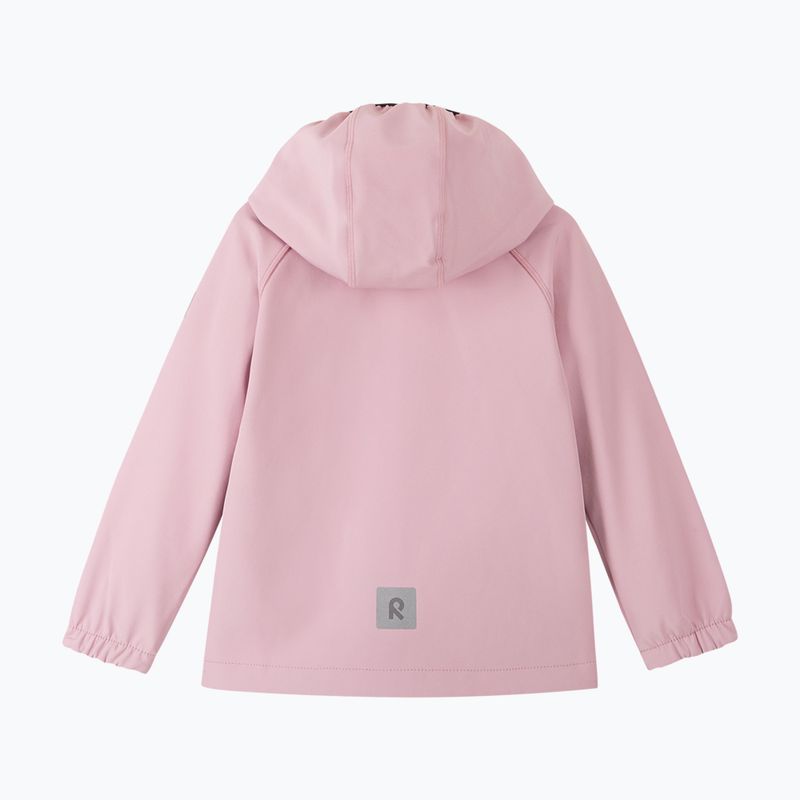 Vaikiška softshell striukė Reima Vantti 5100009C-4500 grey pink 2