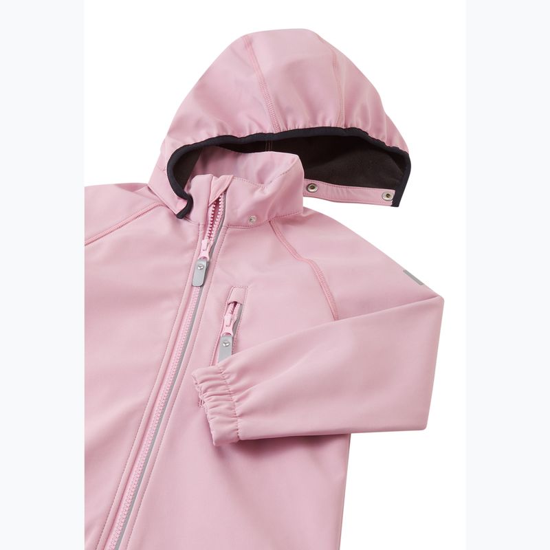 Vaikiška softshell striukė Reima Vantti 5100009C-4500 grey pink 3
