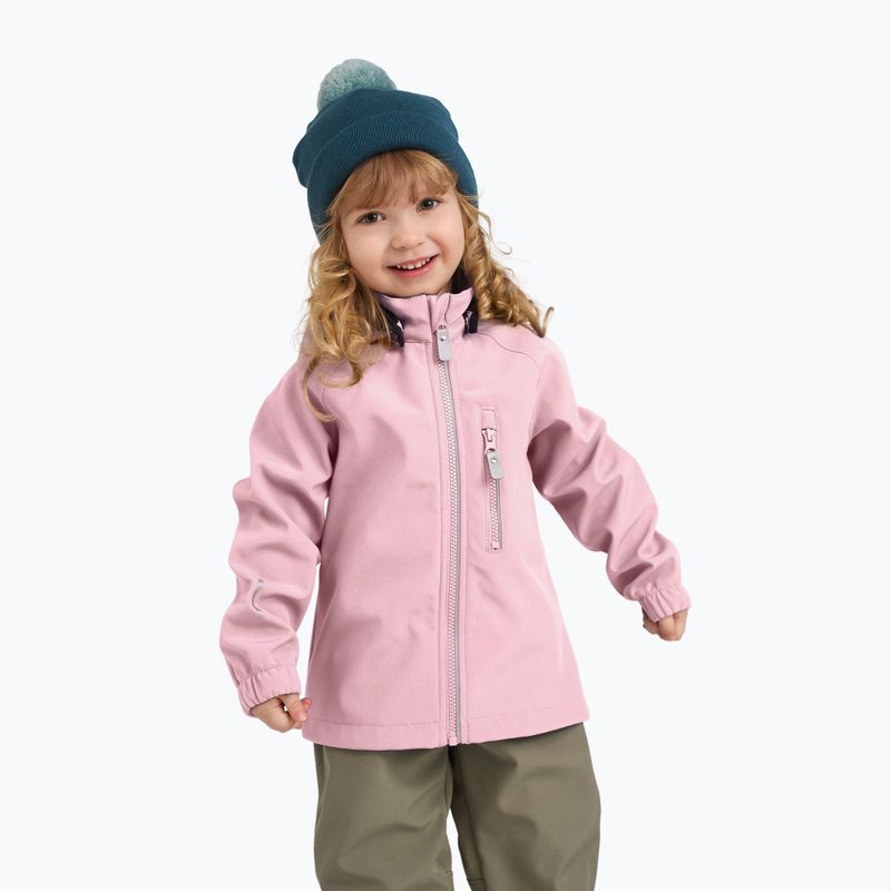 Vaikiška softshell striukė Reima Vantti 5100009C-4500 grey pink 6