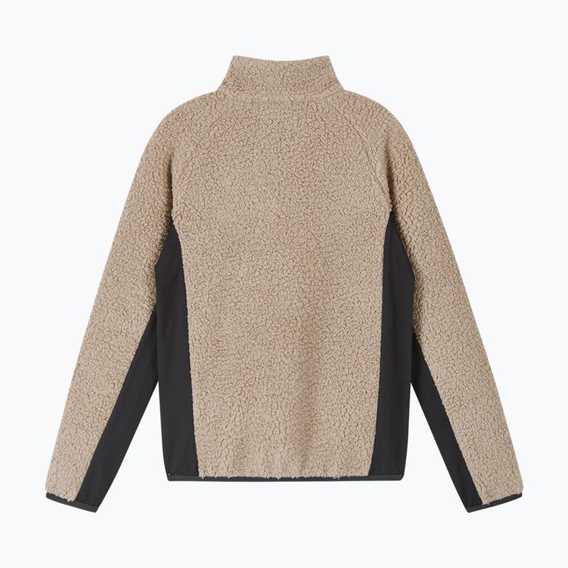 Vaikiškas flisinis džemperis Reima Puhku earthy beige 2