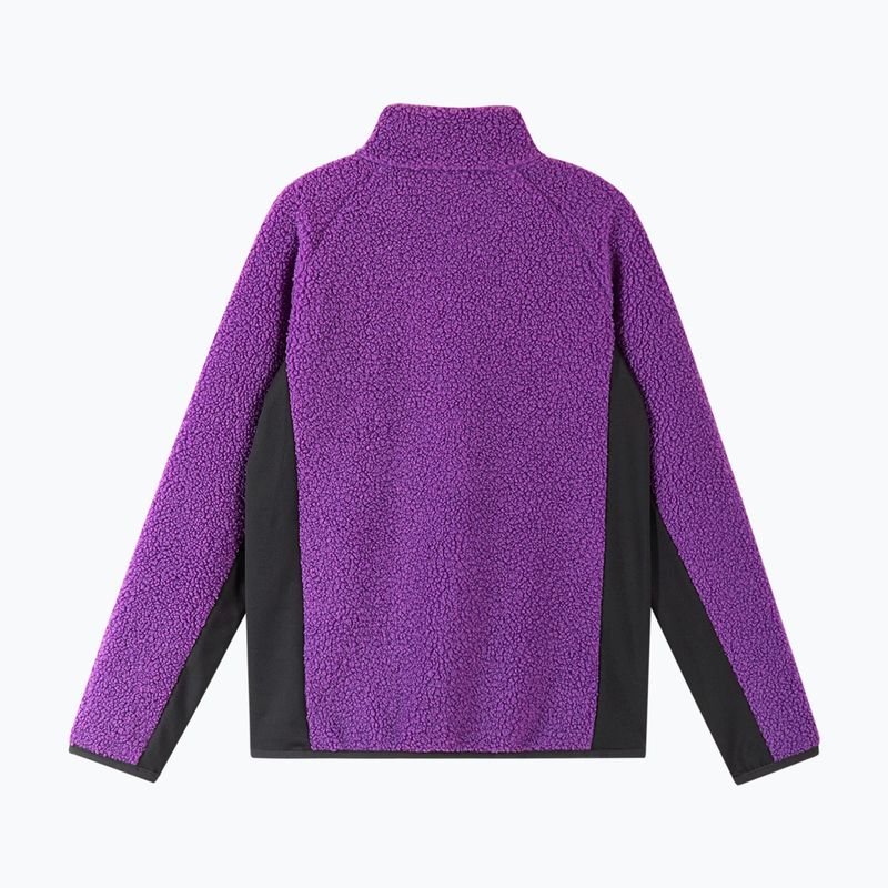 Vaikiškas flisinis džemperis Reima Puhku plum purple 2