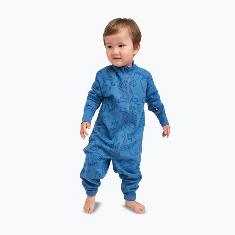 Vaikiškas kombinezonas Reima Parvin Wool blue ocean 5