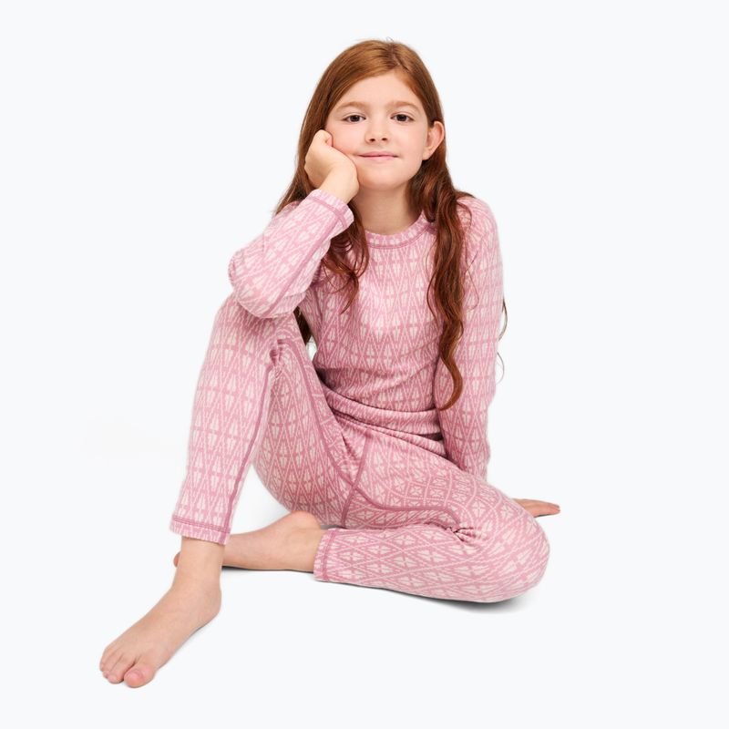Vaikiškas termoaktyvių apatinių komplektas Reima Taival grey pink 9