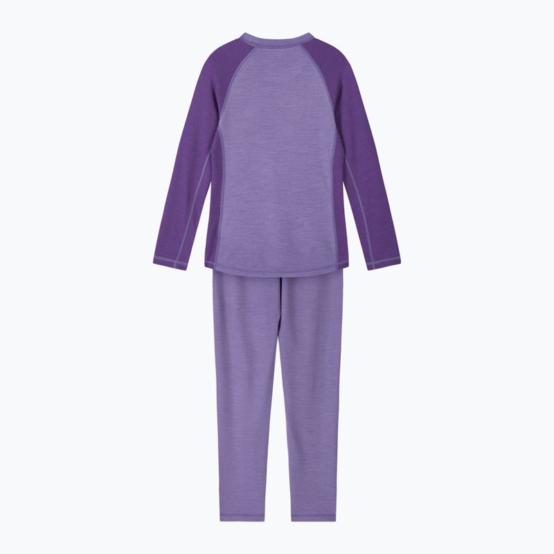 Vaikiškas termoaktyvių apatinių komplektas Reima Taitoa misty violet 2