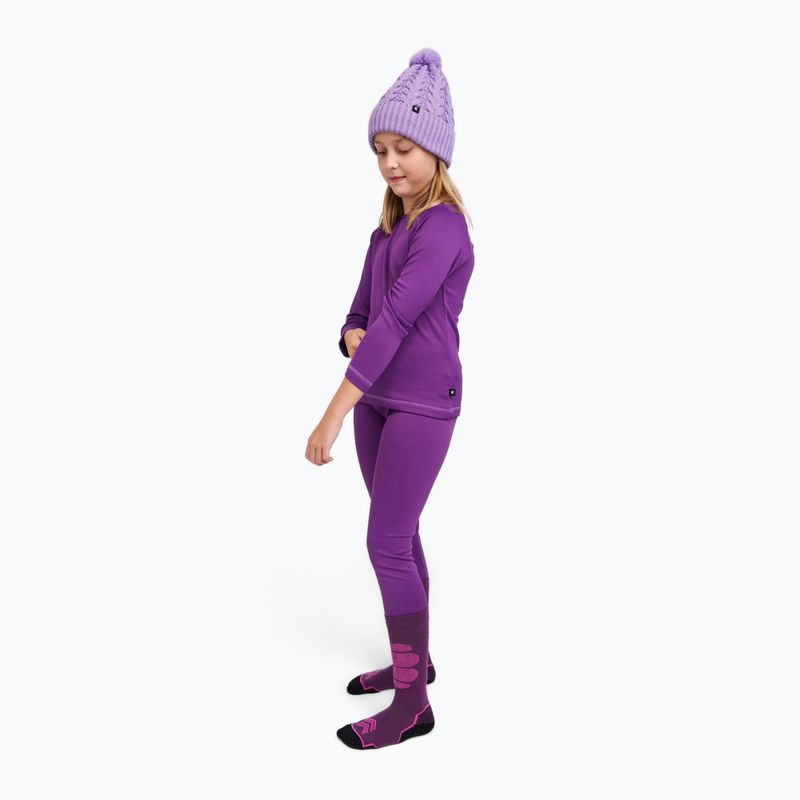 Vaikiškas termoaktyvių apatinių komplektas Reima Lampo plum purple 8