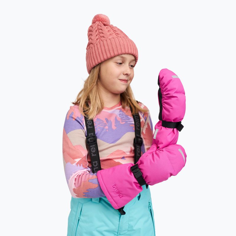 Vaikiškas termoaktyvių apatinių komplektas Reima Taitoa grey pink 12