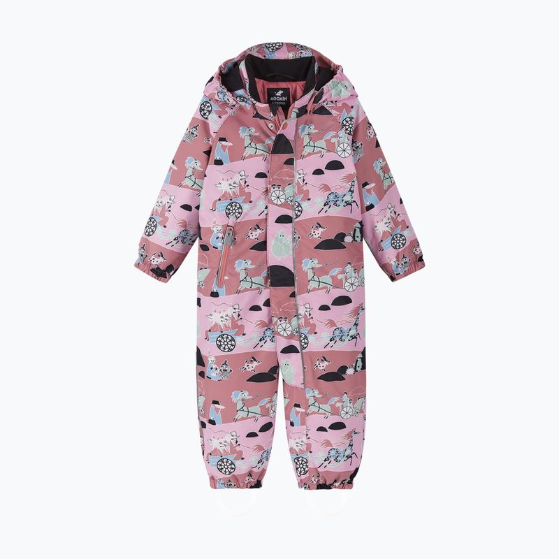 Vaikiškas slidinėjimo kombinezonas Reima Puhuri rose blush