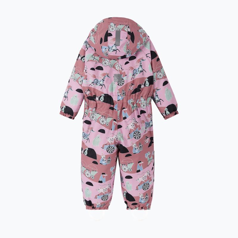 Vaikiškas slidinėjimo kombinezonas Reima Puhuri rose blush 2