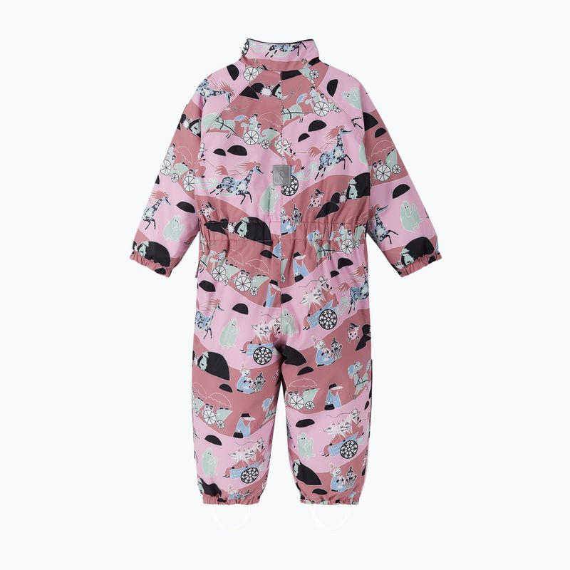 Vaikiškas slidinėjimo kombinezonas Reima Puhuri rose blush 3