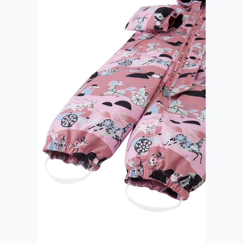 Vaikiškas slidinėjimo kombinezonas Reima Puhuri rose blush 5