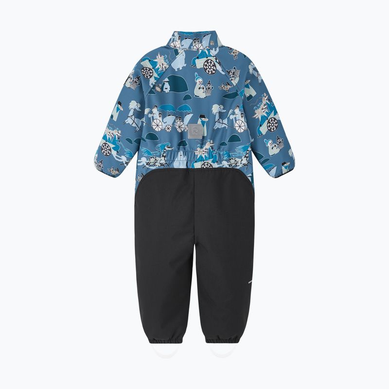 Vaikiškas softshell kombinezonas Reima Moomin Mjosa blue ocean 3