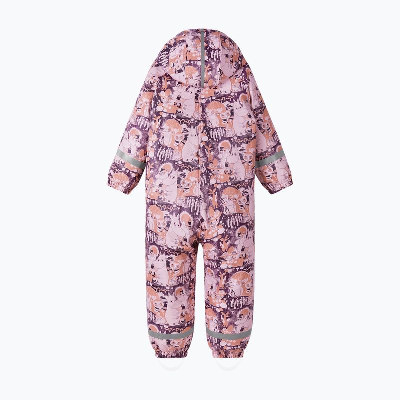 Vaikiškas lietaus kombinezonas Reima Moomin Rapakko pale rose 2