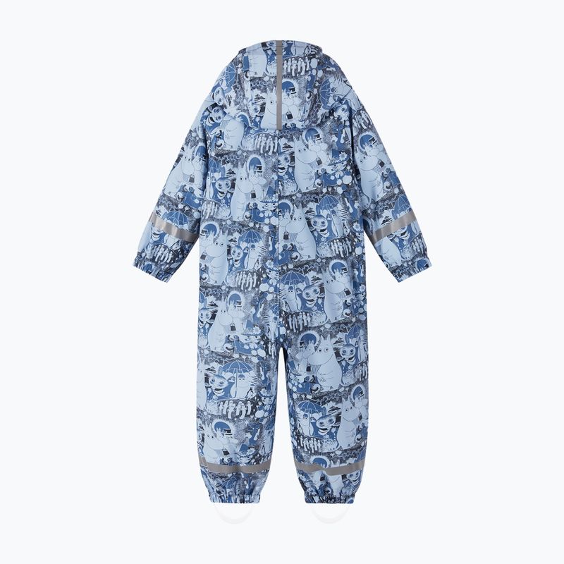 Vaikiškas lietaus kombinezonas Reima Moomin Rapakko airy blue 2