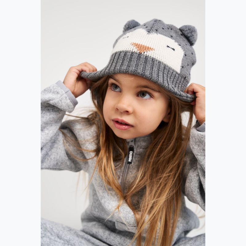Vaikiška žieminė kepurė Reima Ilmein melange grey 3