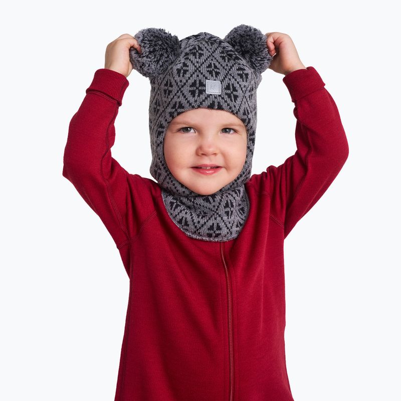 Vaikiška balaklava Reima Kuuraan melange grey 5