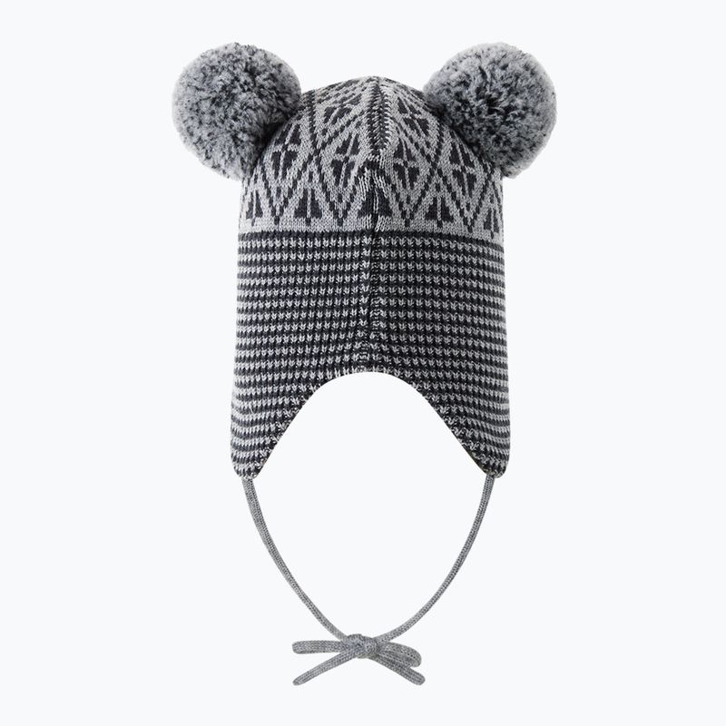 Vaikiška žieminė kepurė Reima Kuuru melange grey 2