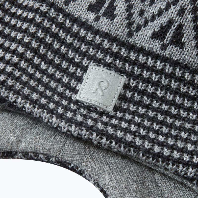 Vaikiška žieminė kepurė Reima Kuuru melange grey 3