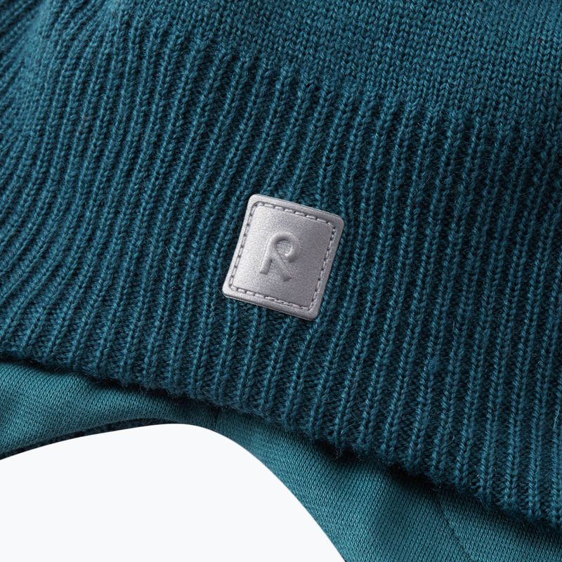 Vaikiška žieminė kepurė Reima Kumpi dark teal 3