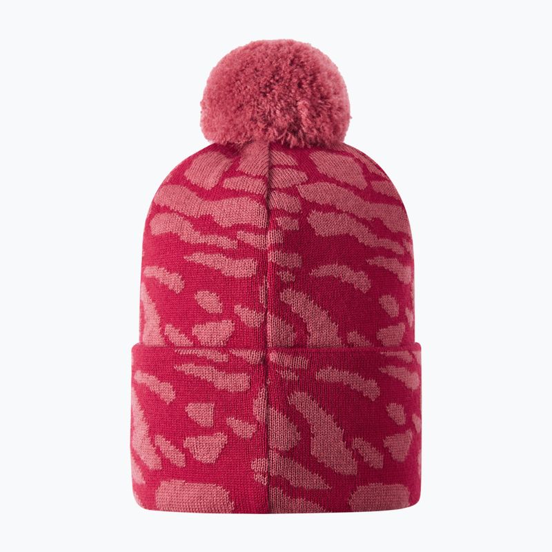 Vaikiška žieminė kepurė Reima Virkku cranberry 2