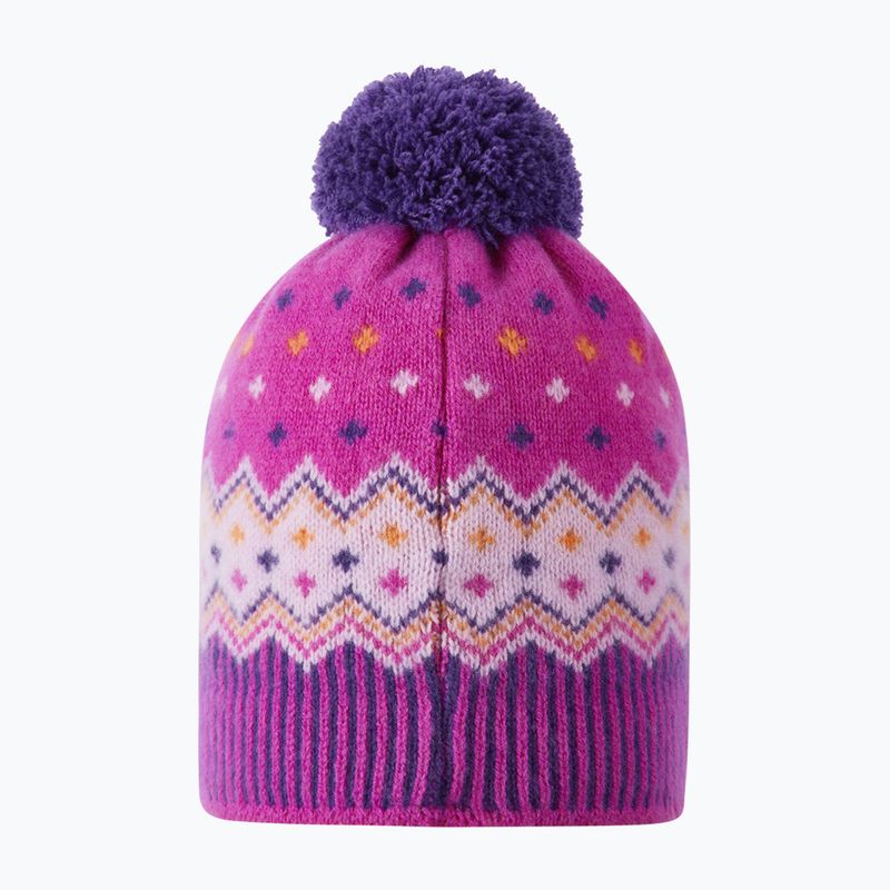 Vaikiška žieminė kepurė Reima Pohjoinen plum purple 2