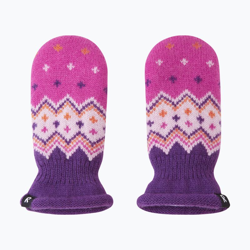 Vaikiškos žieminės pirštinės Reima Lapanen plum purple 2