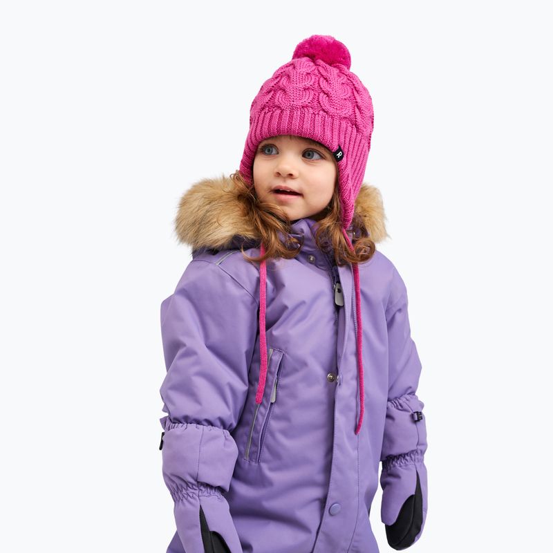 Vaikiška žieminė kepurė Reima Paljakka fucshia 4