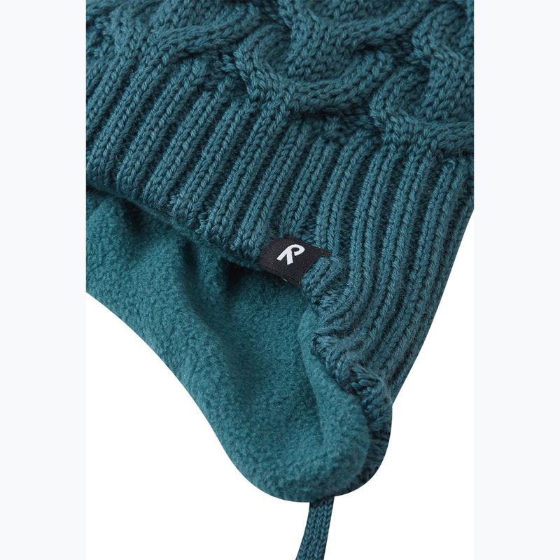 Vaikiška žieminė kepurė Reima Paljakka dark teal 3