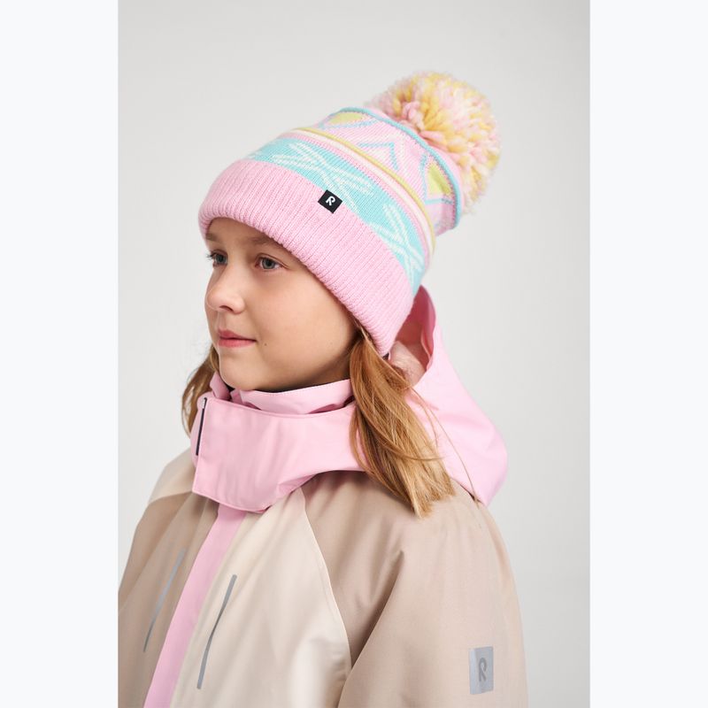 Vaikiška žieminė kepurė Reima Kirjoen light heather 5