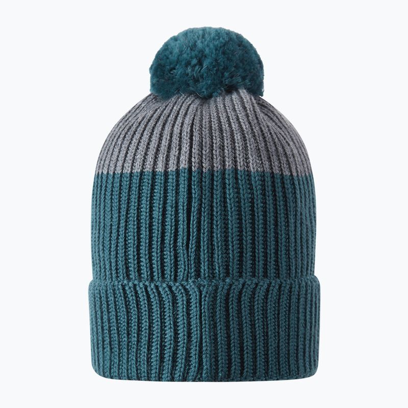 Vaikiška žieminė kepurė Reima Pilke dark teal 2
