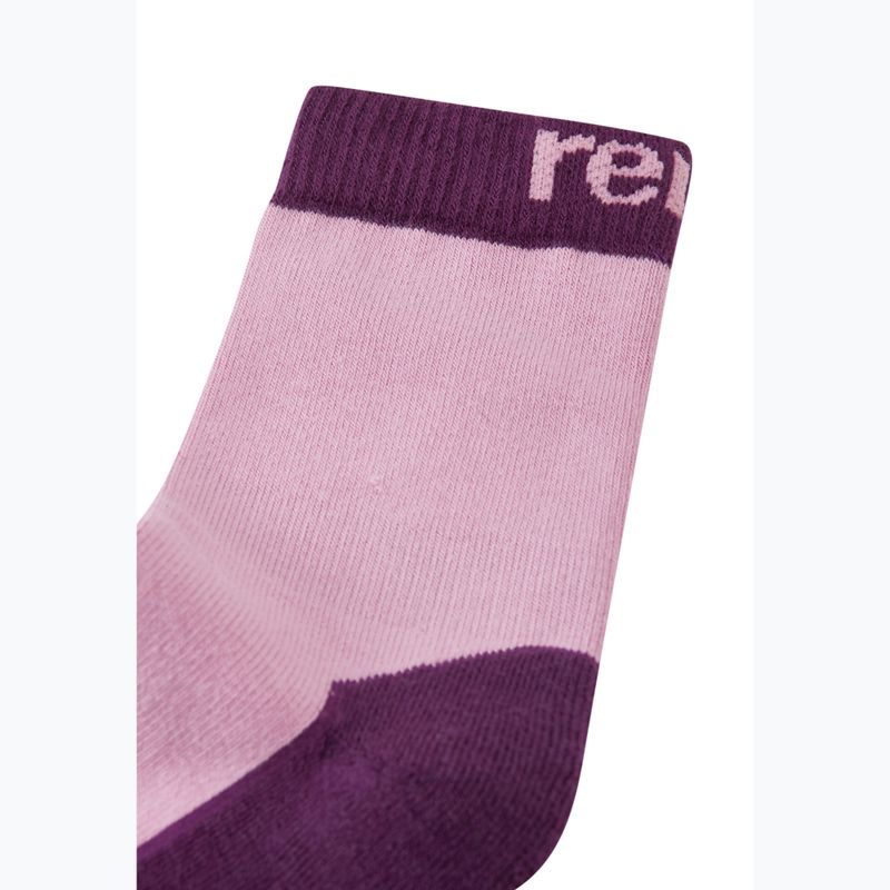 Vaikiškos kojinės Reima Villalla grey pink 2
