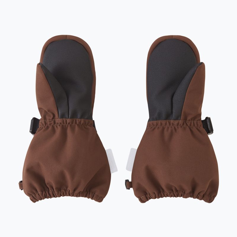 Vaikiškos slidinėjimo pirštinės Reima Ote umber brown 3