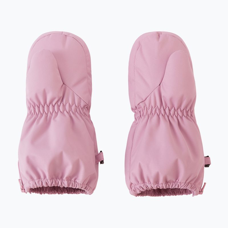 Vaikiškos žieminės pirštinės Reima Villatassu grey pink 3