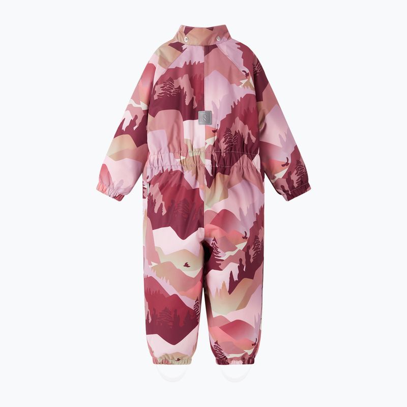 Vaikiškas kombinezonas Reima Puhuri grey pink 3